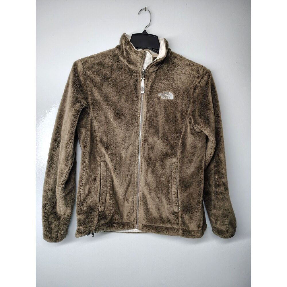 The North Face Osito Women's Brown Solid Full Zip Jacket w/ Pockets- Size M